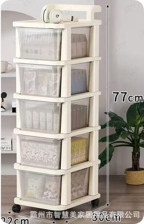 透明多层小推车玩具收纳架 5层.jpg